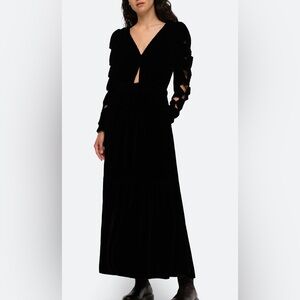 Sea NY Women’s Maude Cutout Dress, Black color, sample size S/4